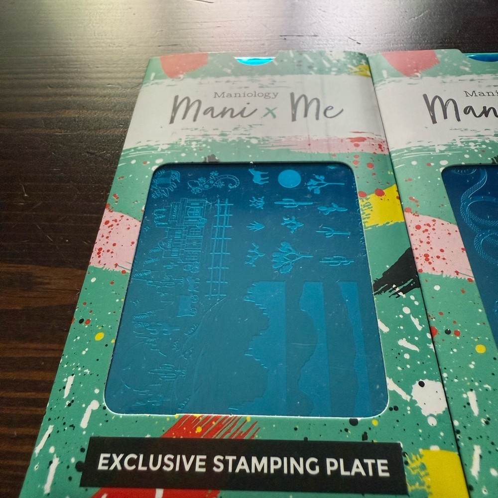 Maniology Stamping Plate Cowboy Set